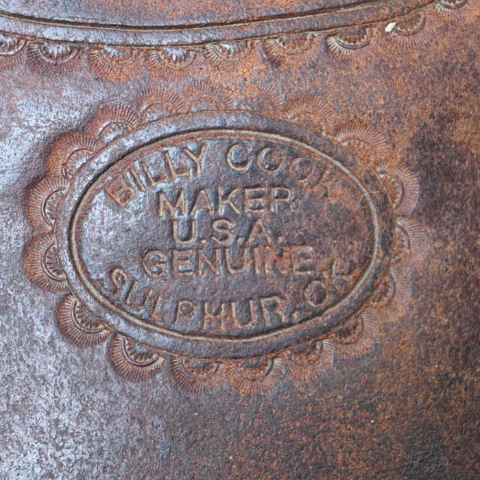 15" USED BILLY COOK ROPING SADDLE Saddles - Used Billy Cook