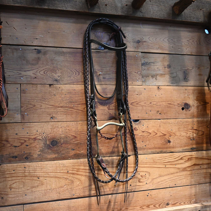 Late 1800's SC Gallup Saddlery Co. Pueblo Col. Vintage Headstall &  Rig.