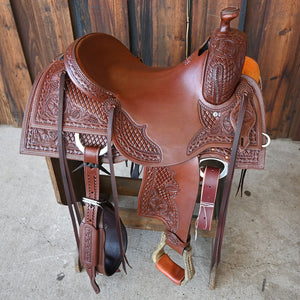 15.5" TESKEY'S RANCH VERSATILITY SADDLE Saddles TESKEY'S SADDLERY LLC   