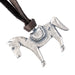 Peyote Bird Silver Horse on Leather Necklace WOMEN - Accessories - Jewelry - Necklaces Peyote Bird Designs