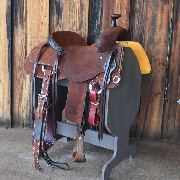 15.5" JEFF SMITH BUSTER WELCH RANCH CUTTER SADDLE