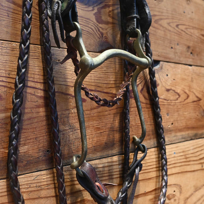 Late 1800's SC Gallup Saddlery Co. Pueblo Col. Vintage Headstall &  Rig.