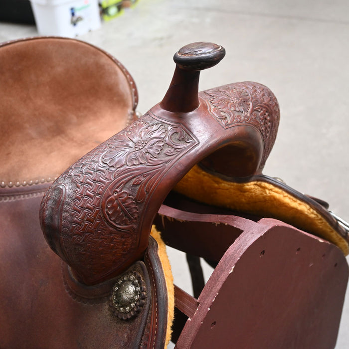 14" USED MARTIN FX3 BARREL SADDLE Saddles - Used Martin Saddlery