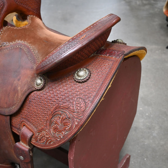 14" USED MARTIN FX3 BARREL SADDLE Saddles - Used Martin Saddlery