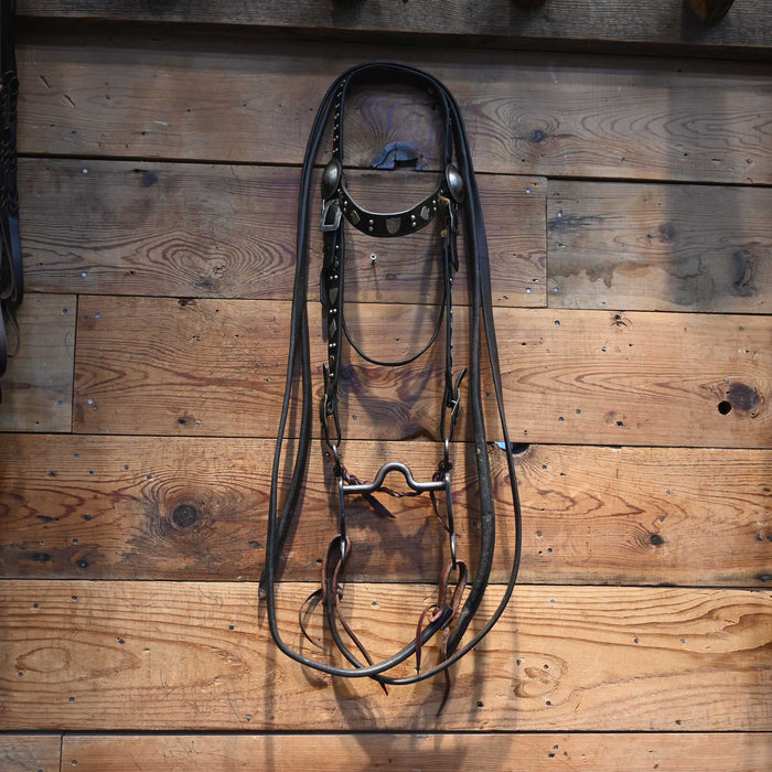 Vintage Ornate Deck of Cards & Armor Motif with a Lady Leg Crockett Bit
