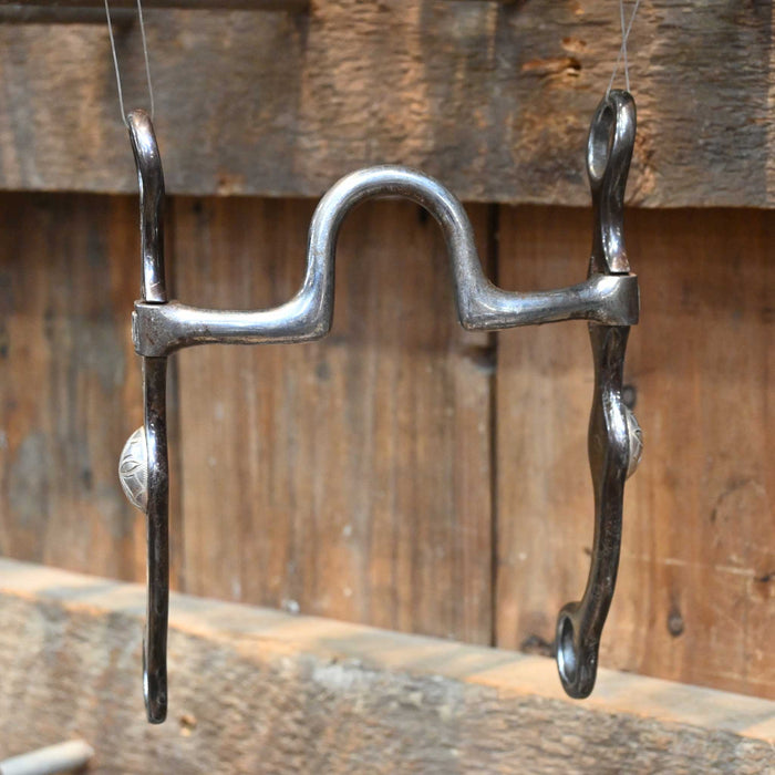 Silva Silver Engraved Solid Port Bit