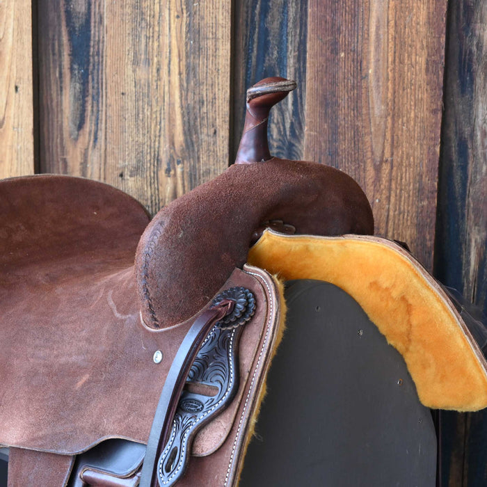 15.5" JEFF SMITH BEAU GALYEAN CUTTING SADDLE