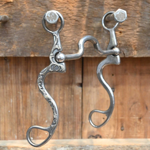 Brandon Anthony Silver Mounted Solid Square Port Bit Tack - Bits Brandon Anthony