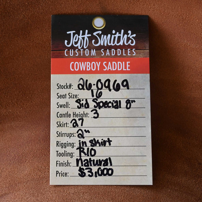 16" JEFF SMITH SID SPECIAL COWBOY SADDLE
