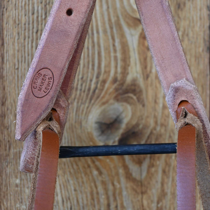 Craig Lewis Handmade Split Ear Headstall Tack - Headstalls Craig Lewis
