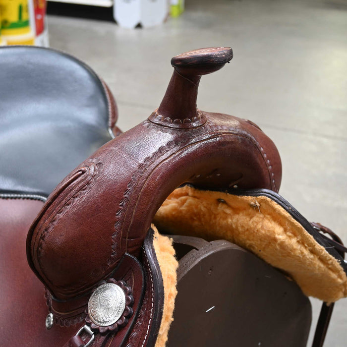 17" USED COWBOY PRO CUTTING SADDLE