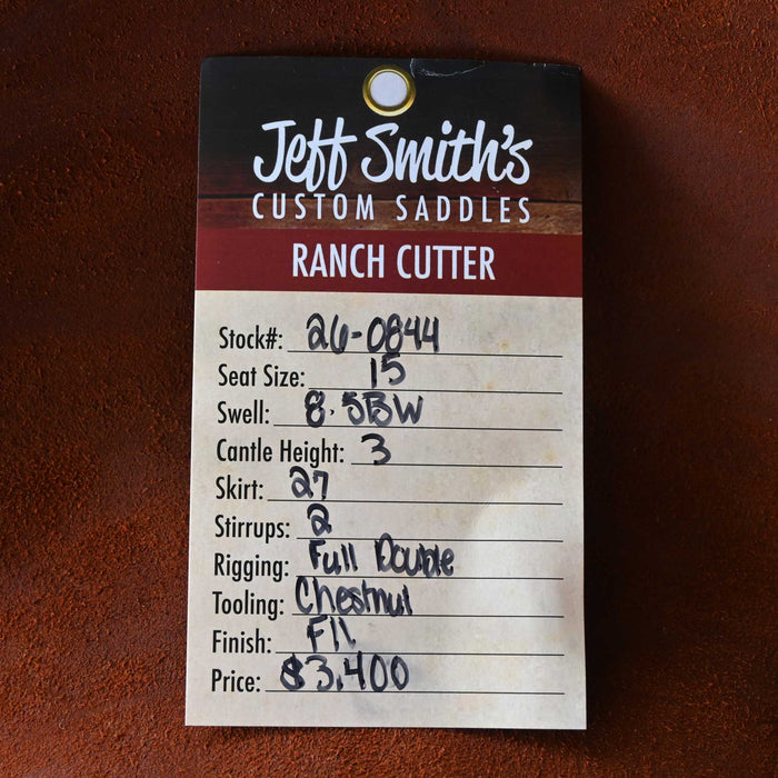 15" JEFF SMITH BUSTER WELCH RANCH CUTTER SADDLE