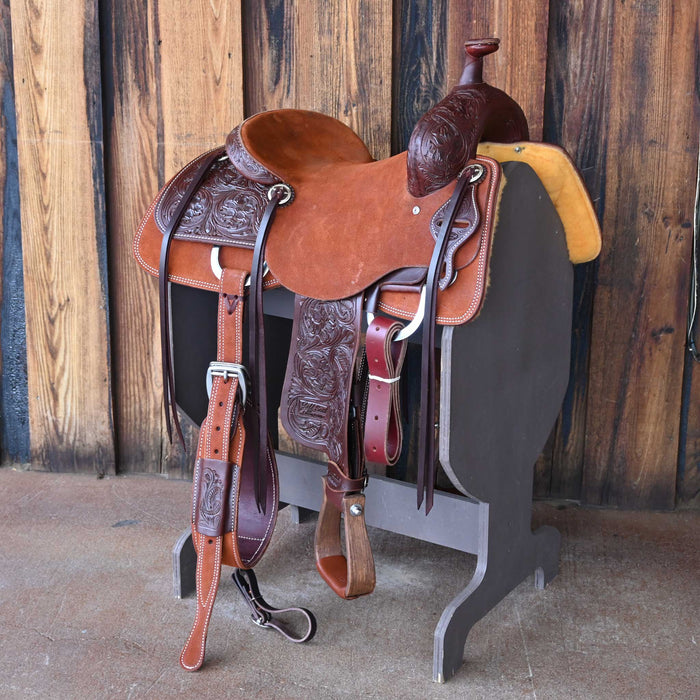 14" JEFF SMITH BUSTER WELCH RANCH CUTTER SADDLE