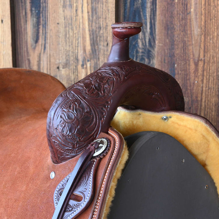 14" JEFF SMITH BUSTER WELCH RANCH CUTTER SADDLE