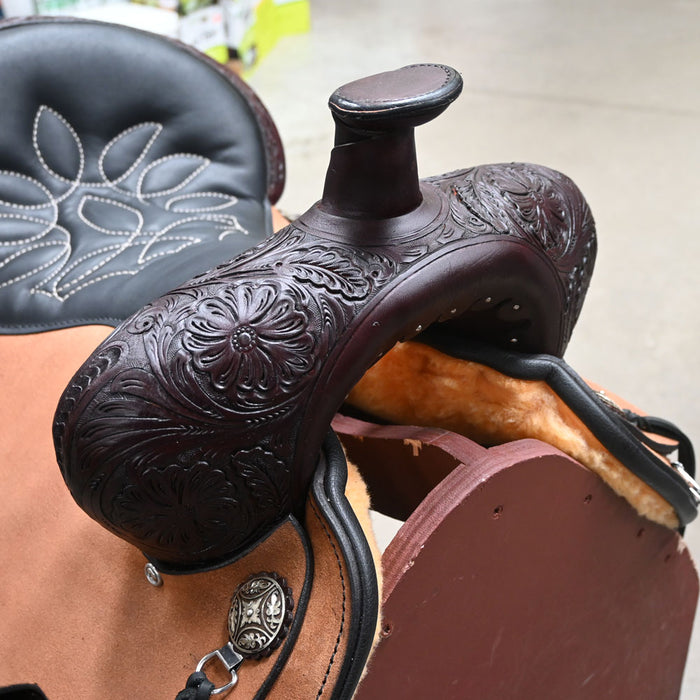 16" CIRCLE Y CREEDMOOR FLEX2 TRAIL SADDLE Saddles - New Circle Y Saddlery