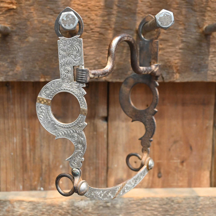 Silver Mounted Solid Port Bit