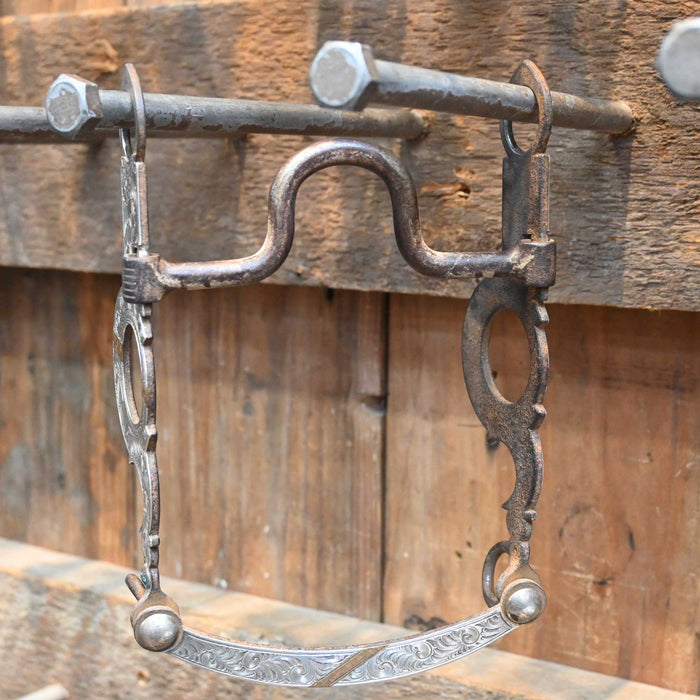 Silver Mounted Solid Port Bit
