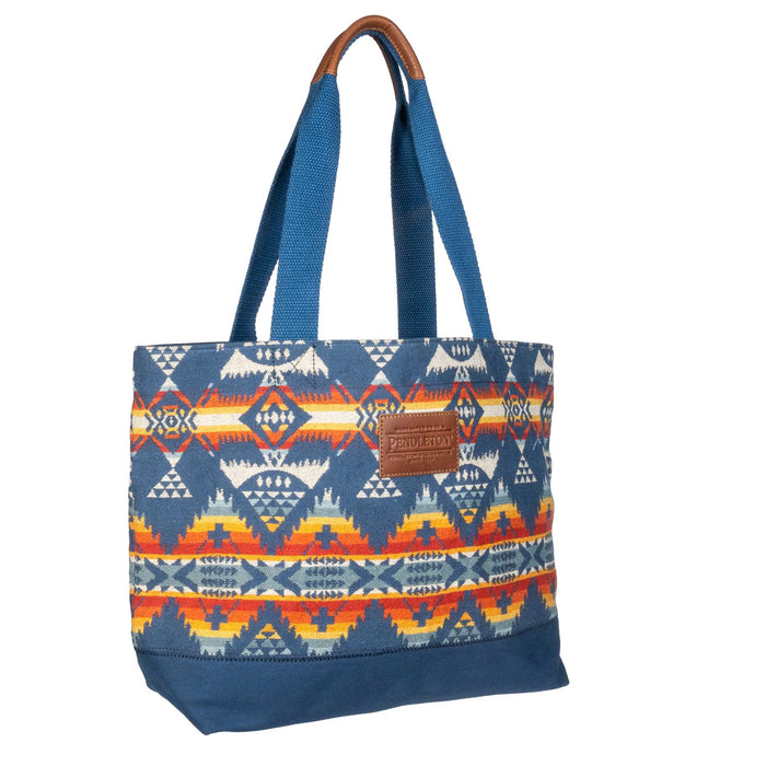 Pendleton Traditions City Zip Tote Bag - Nehalem Navy WOMEN - Accessories - Handbags - Tote Bags Pendleton