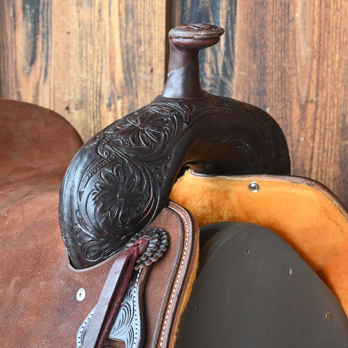 16" JEFF SMITH BUSTER WELCH RANCH CUTTER SADDLE