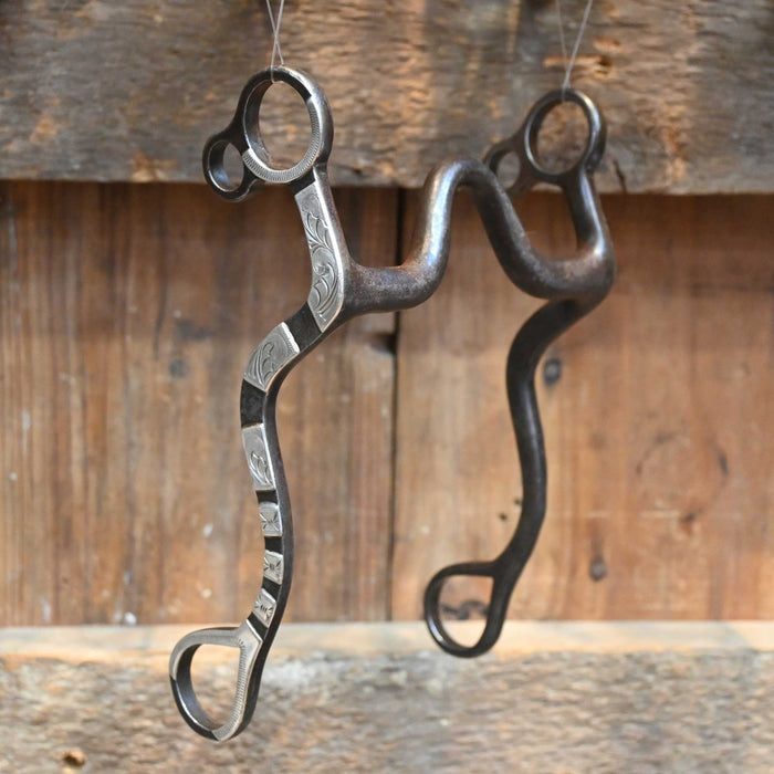 Edwards Silver Mounted Solid Port Bit