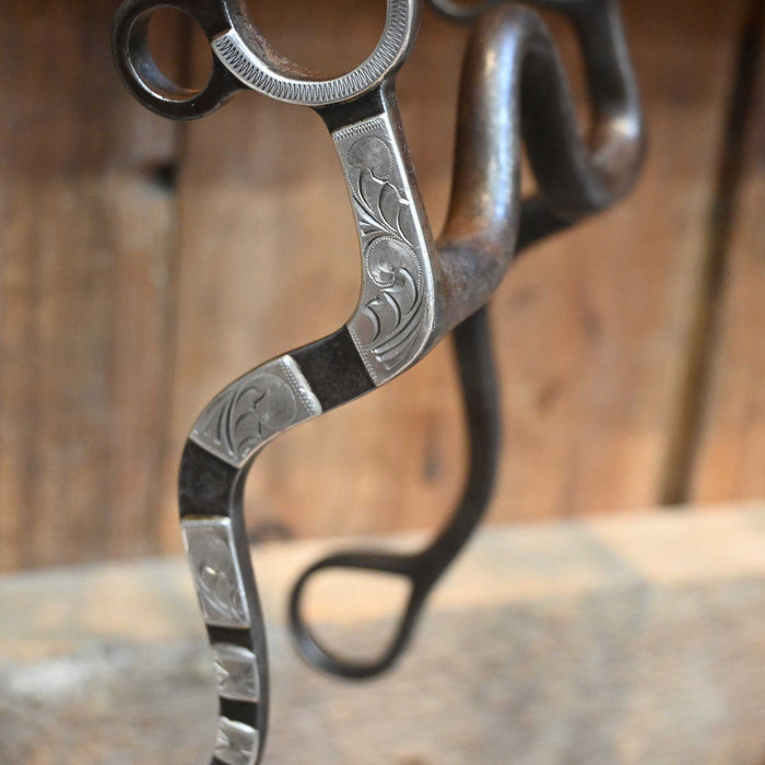 Edwards Silver Mounted Solid Port Bit