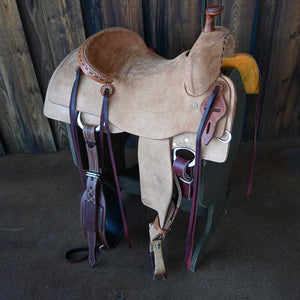 16" TESKEY'S RANCH CUTTER SADDLE Saddles Teskey's Saddlery