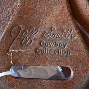 14.5' USED JEFF SMITH ROPING SADDLE Saddles Jeff Smith   