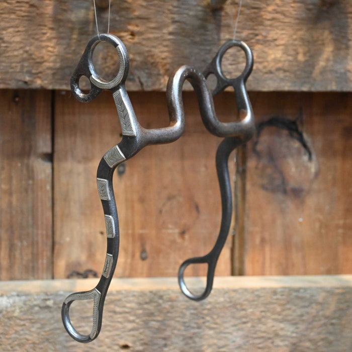 "JE" Silver Mounted Solid Port Bit