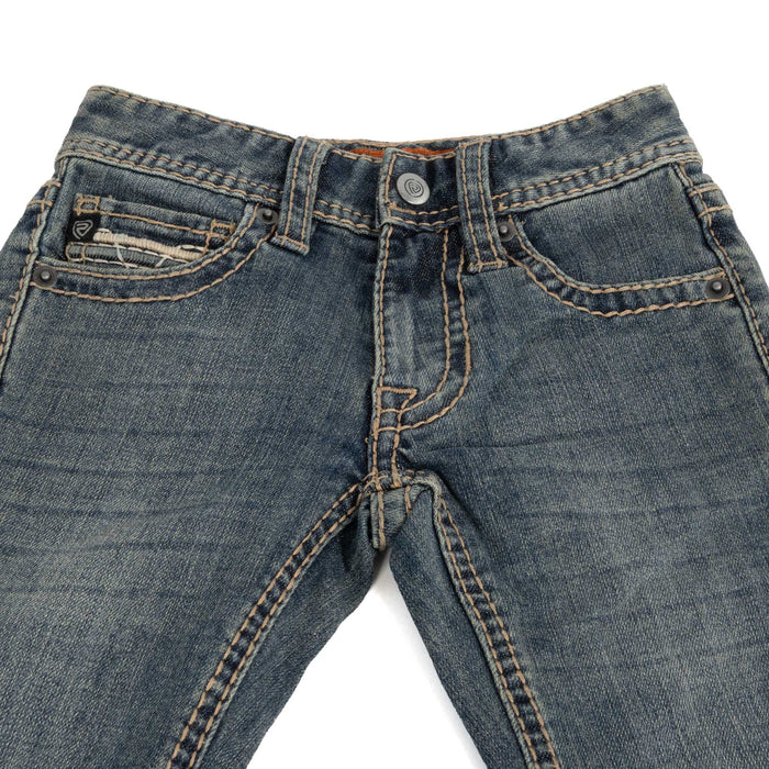 Rock & Roll Denim Boy's Ladder Stitch Embroidered Bootcut Jean KIDS - Boys - Clothing - Jeans Panhandle