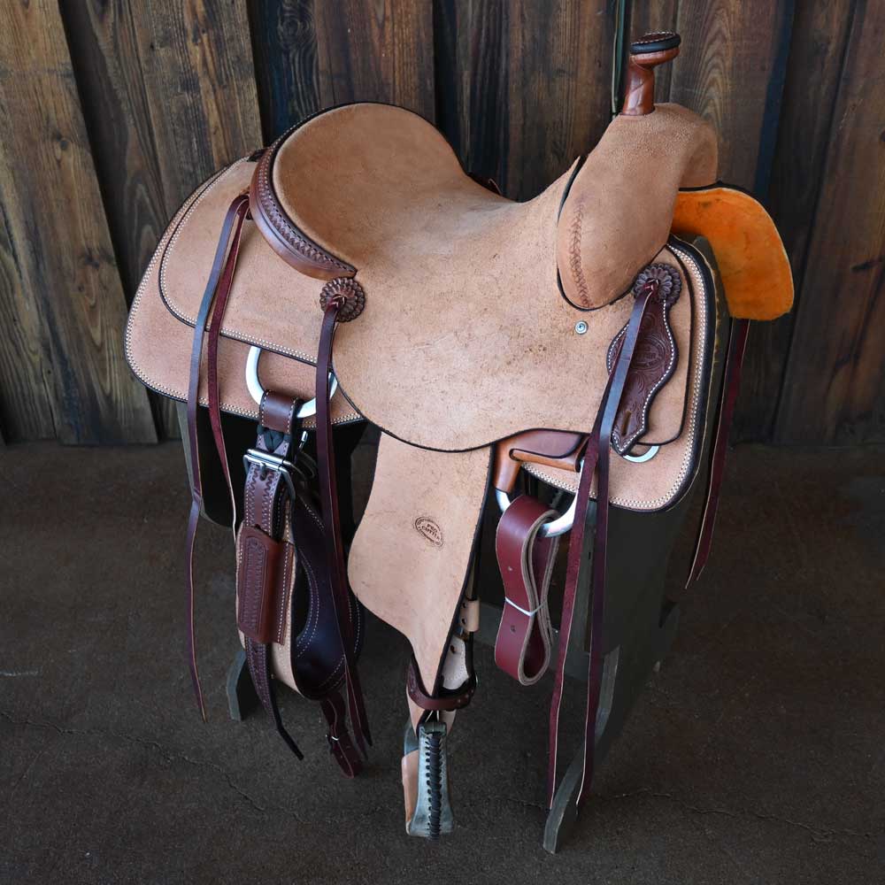 15" TESKEY'S PRO CUTTER RANCH CUTTER SADDLE