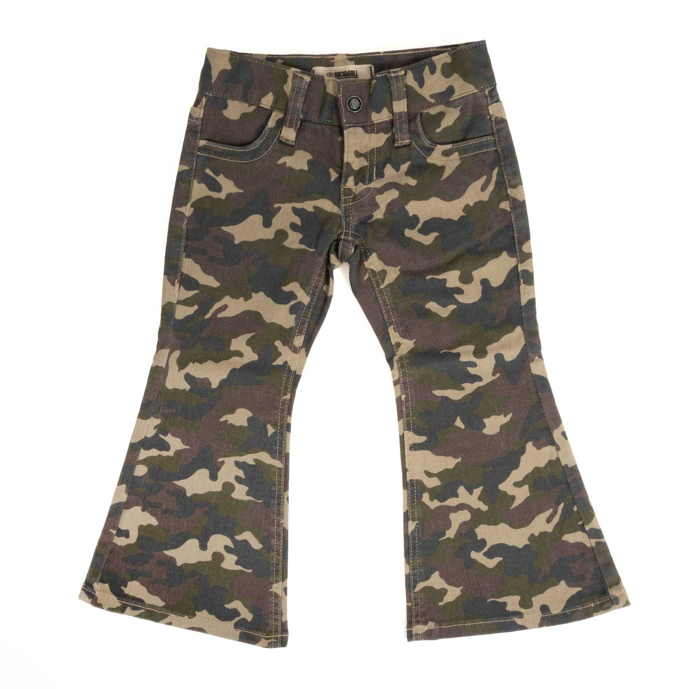 Rock & Roll Denim Girl's Camo Flare Jean KIDS - Girls - Clothing - Jeans Panhandle