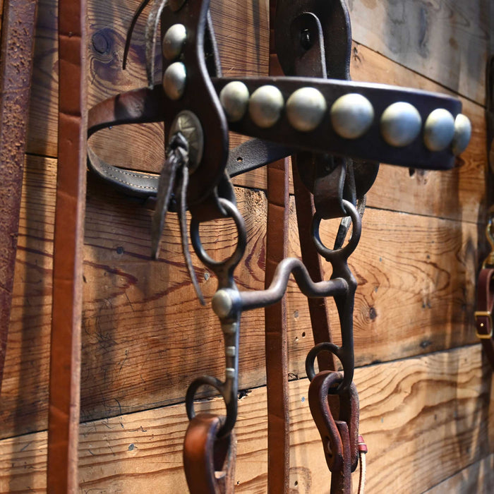 Vintage Heiser Headstall w/a Anchor North & Judd bit Collectibles MISC