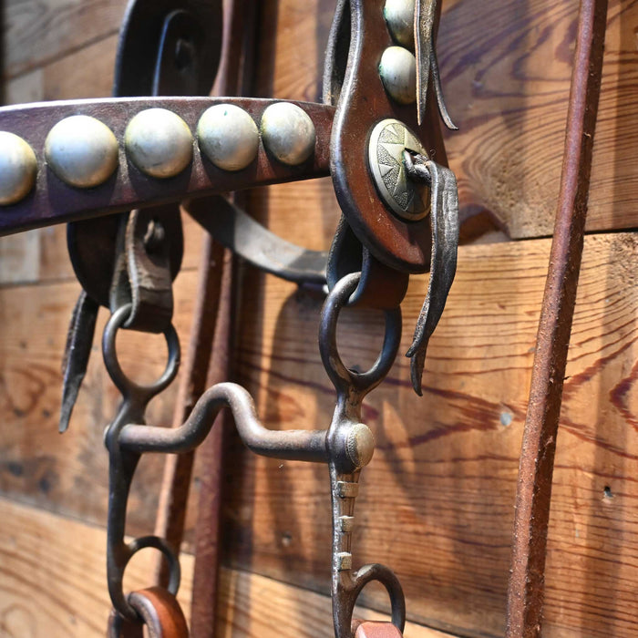 Vintage Heiser Headstall w/a Anchor North & Judd bit Collectibles MISC