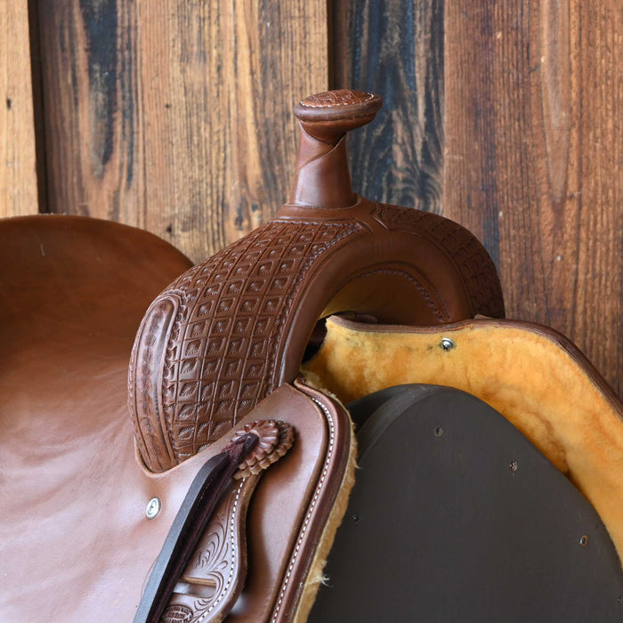 14.5" JEFF SMITH BUSTER WELCH RANCH CUTTER SADDLE