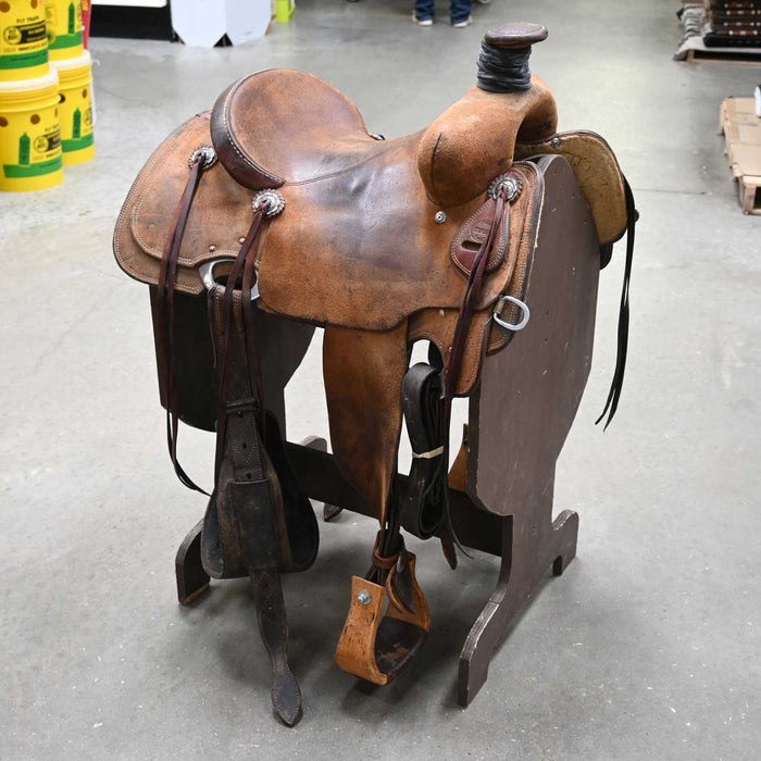 14.5" USED WEBBS SADDLE RANCH SADDLE