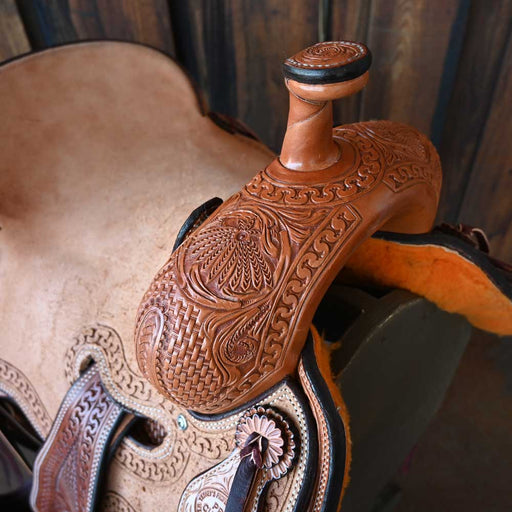 16.5" TESKEY'S PRO CUTTER RANCH CUTTER SADDLE Saddles - New Teskey's Saddlery