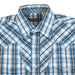Stetson Men's Vintage Plaid Blue Snap Shirt MEN - Clothing - Shirts - Long Sleeve Stetson