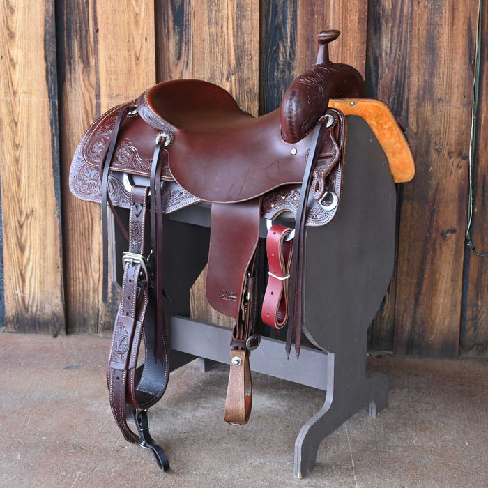 16.5" JEFF SMITH BEAU GALYEAN RANCH CUTTER SADDLE