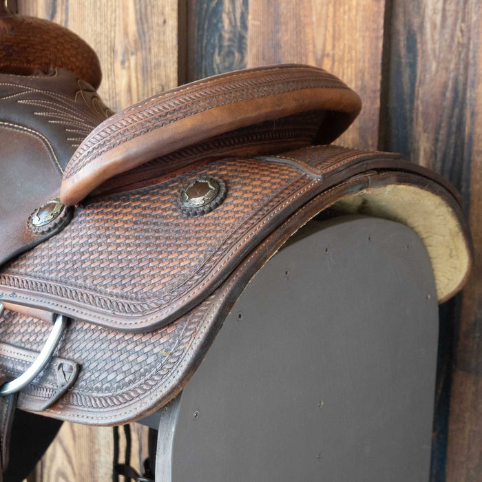 14" USED COATS TEAM ROPING SADDLE