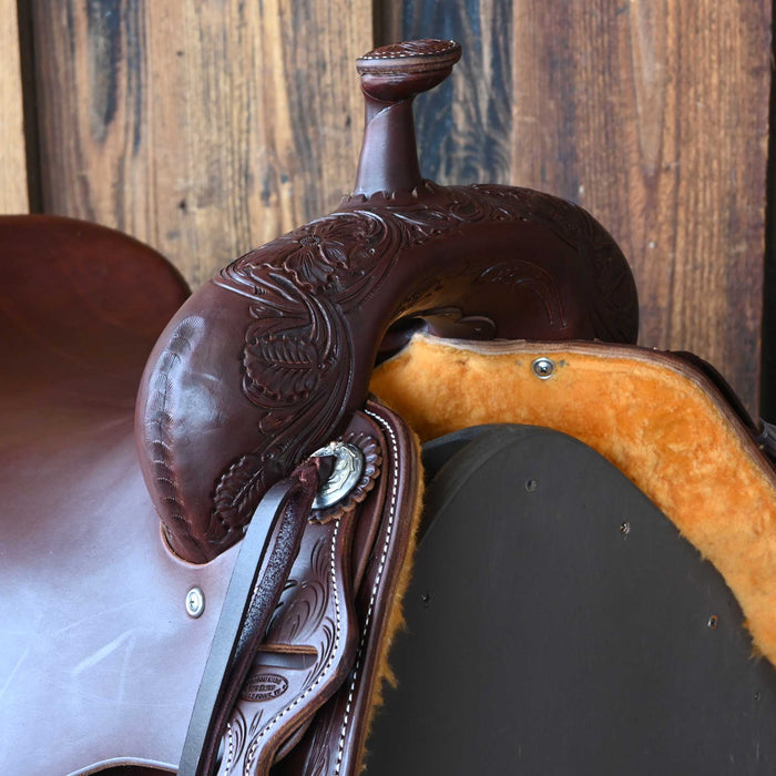 16.5" JEFF SMITH BEAU GALYEAN RANCH CUTTER SADDLE