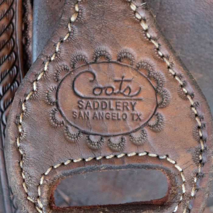 14" USED COATS TEAM ROPING SADDLE