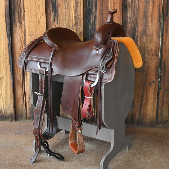 16" JEFF SMITH BUSTER WELCH RANCH CUTTER SADDLE