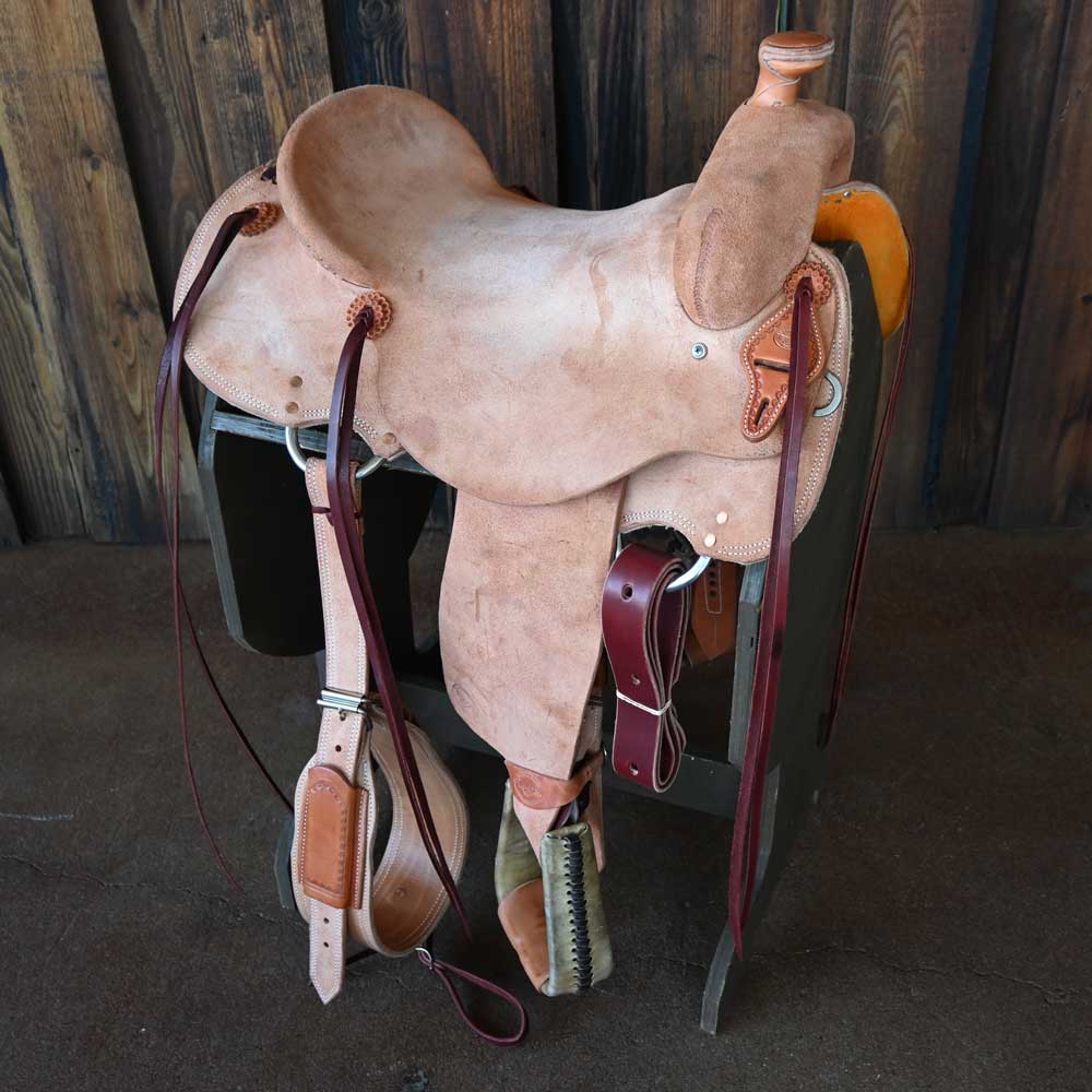 16" TESKEY'S STRIP DOWN RANCH SADDLE