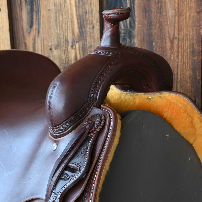 16" JEFF SMITH BUSTER WELCH RANCH CUTTER SADDLE