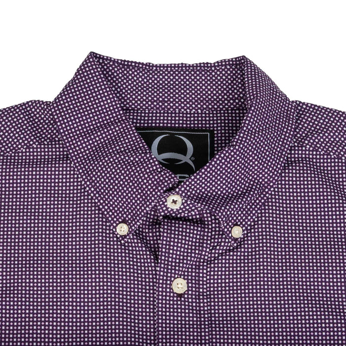 Cinch Men's Arenaflex Geo Purple Button Down Shirt MEN - Clothing - Shirts - Short Sleeve Cinch