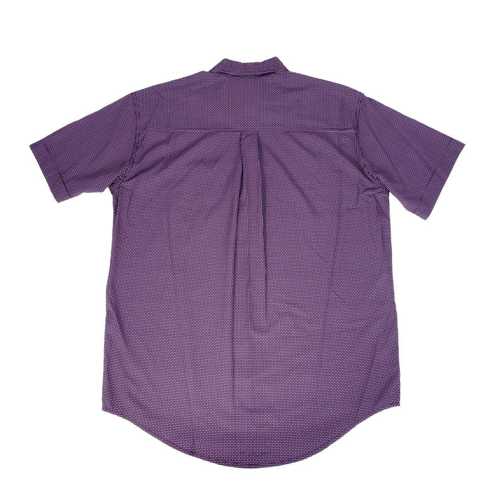 Cinch Men's Arenaflex Geo Purple Button Down Shirt MEN - Clothing - Shirts - Short Sleeve Cinch