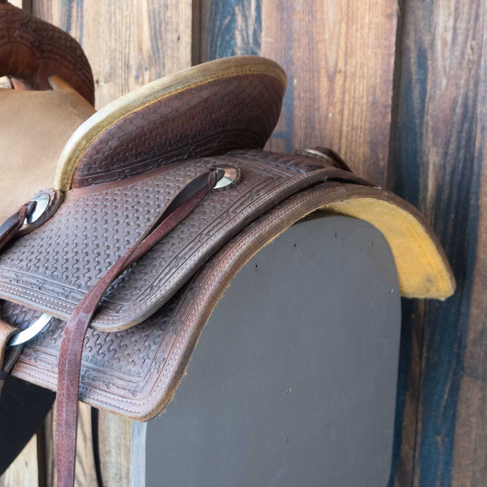 13" USED TESKEY'S JR RANCH ASSOCIATION SADDLE