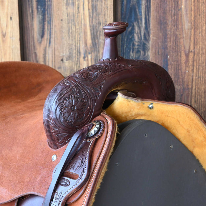16" JEFF SMITH BEAU GALYEAN RANCH CUTTER SADDLE