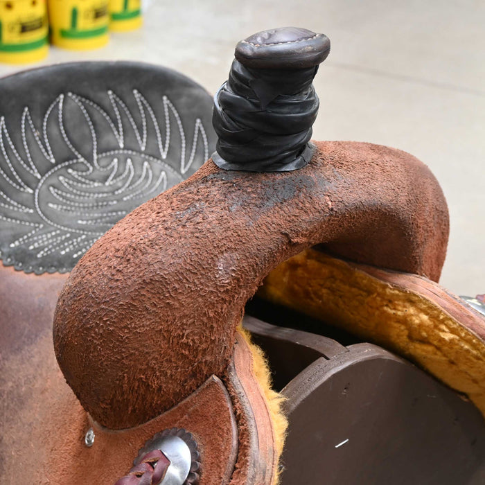 13" USED SLATON DANIEL LOMELI RANCH CUTTER SADDLE