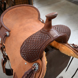 17" TESKEY'S CUTTING SADDLE Saddles TESKEY'S SADDLERY LLC   